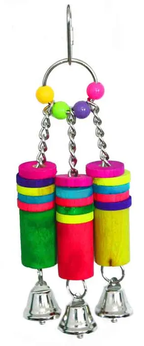 CB Small Tri Wood/Bell Toy B0806