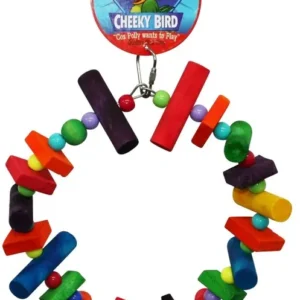 CB Wood & Bead Circle B0873